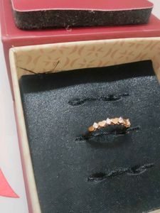 Rose Gold Heart Ring with Diamonds