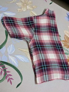 ✨ Trendy Checked Crop Shirt | Soft &amp; Stylish 💖