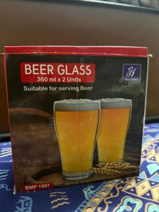 Set of 2 Beer Glasses