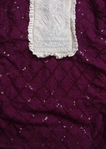 Elegant Purple Kurta