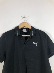 PUMA Black Casual T-Shirt(Men’s)