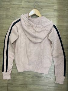 Striped Sleeve Hoodie - Bust 36