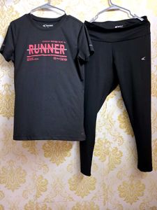 🏃‍♀️ Performax Gym Wear Combo T-Shirt & Leggings