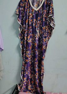 satin silk night gown nighty women