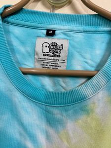 Tie-Dye Cropped Sweatshirt