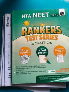 NTA NEET 2025 Rankers Test Papers with Solution