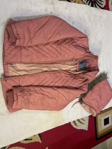 Blush Pink Puffer Jacket