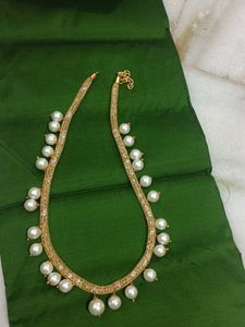 Elegant Pearl &amp; CZ chain