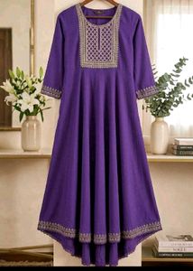 Elegant Purple Kurta Set with Dupatta