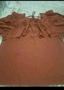 Stylish Ruffled Sleeve Top