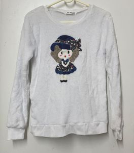 Soft White Pullover Sweatshirt