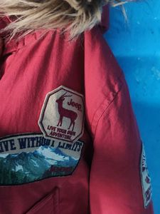 Jeep Maroon Winter Parka