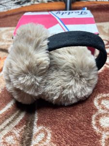 Sale2025 Winter Faux Fur Bunny Earmuffs,Adjust Fu