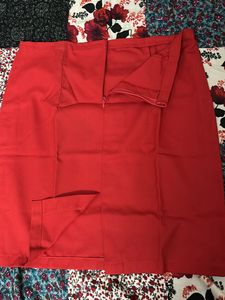 2 Red Skirts Combo For Girls