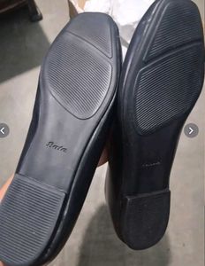 Bata black ballet flats