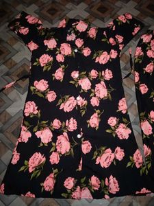 Floral Print Kurta and Palazzo Set
