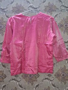 size XL pink lehenga kurti dupatta