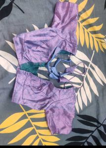 Elegant Lavender Silk Blouse