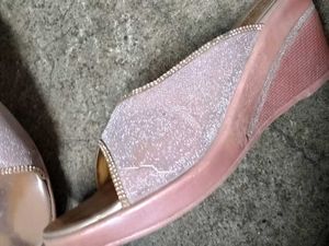Sparkling Rose Gold Flats