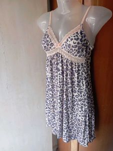 Women's Leopard Print Chemise