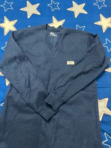 Navy Blue V-Neck Long Sleeve thermal