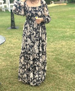 Floral Print Maxi Dress