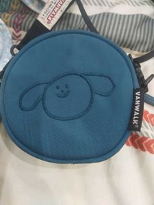 Cute Dog Round Crossbody Bag