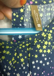 Star Print girl frock