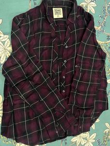 Chic Plaid Button-Down Shirt