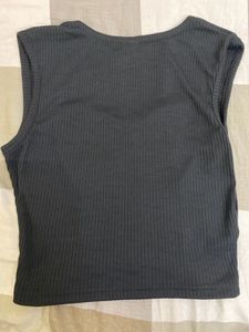 SSS Black Crop Top