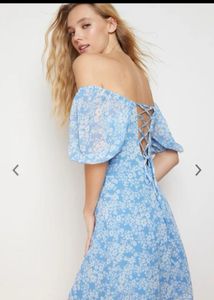 Trendyol Light Blue Floral Dress