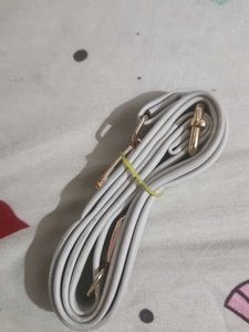 brand new White Handbag with Charm