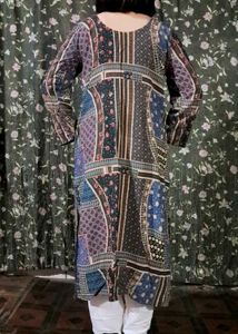 Patchwork Print Tunic Dress