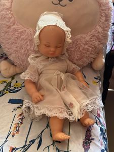 Vintage Baby Doll with Bonnet