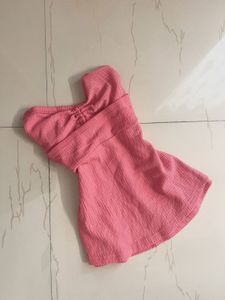 savana pink tube top