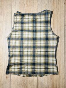 Plaid Sleeveless Tank Top