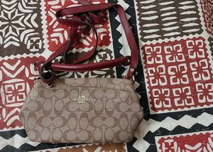 Copy Coach Signature Crossbody Bag