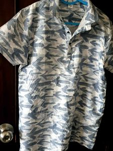 Stylish Men's Abstract Arrow Print Shirt