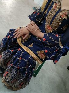 Beautiful Navy Blue Lehenga Choli