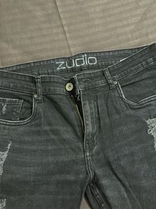 Charcoal pair of jeans