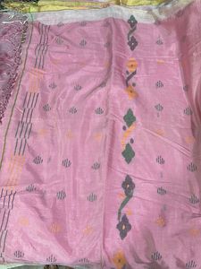 Pink Handloom Saree