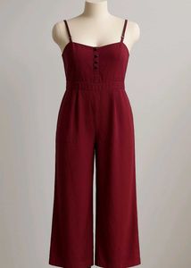 SHEIN Maroon Jumpsuit For Women