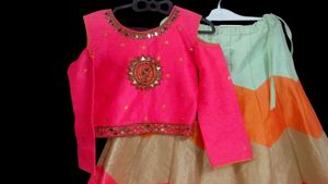 2 Combo Cute Girls Lehenga Choli