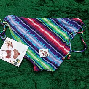Vibrant Tie-🆕🎁Dye Bikini Bottom