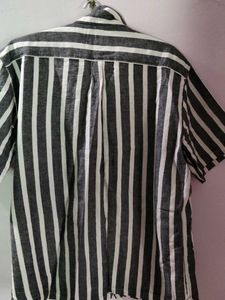 Men's Striped Short Sleeve Shirt