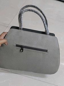 Stylish Grey Handbag