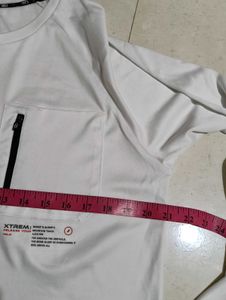 Men's White Long Sleeve Graphic T-Shirt
