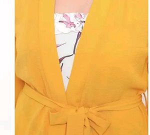 Elegant Yellow Robe