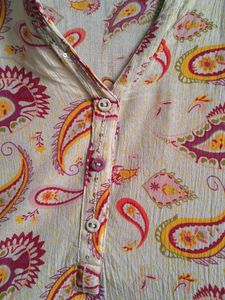 Boho Paisley Print Kurta