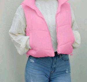 Pink Puffer Vest